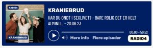 Har du ondt i sexlivet?Kraniebrud på Radio4